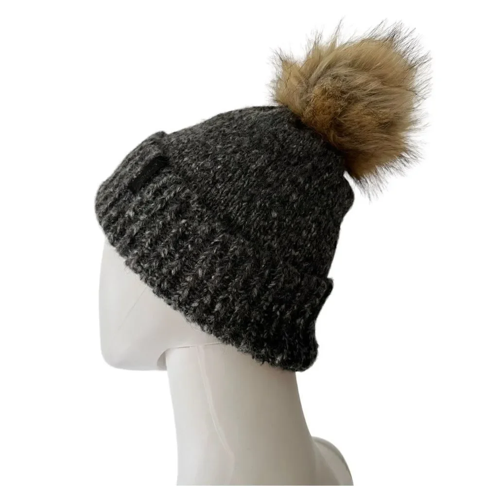 Bula Wool-blend Beanie with Pompom, OS - Picture 3 of 7
